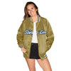 Georgia Tech Satin Letterman Bomber Jacket
