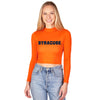 Syracuse Orange Mock Neck Top