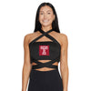 Temple Owls Black Multi Way Bandeau Top