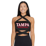 Tampa Spartans Black Multi Way Bandeau