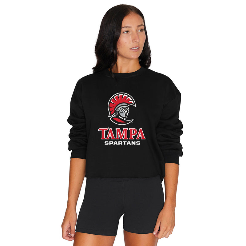 Tampa Spartans Black Crewneck