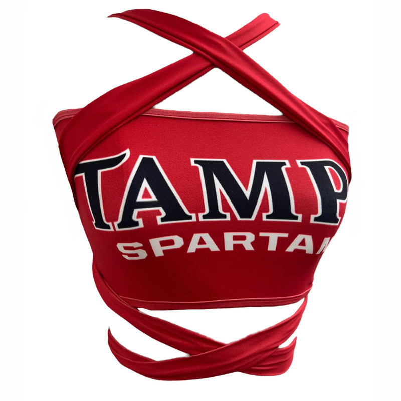 Tampa Spartans Red Multi Way Bandeau Top
