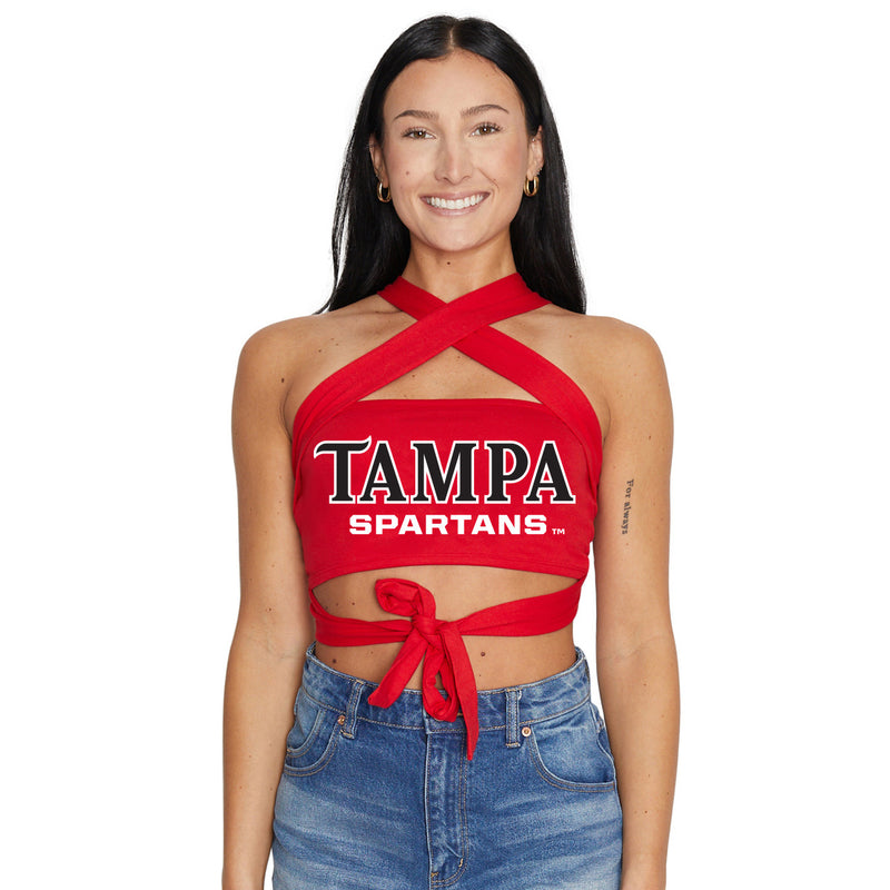 Tampa Spartans Red Multi Way Bandeau