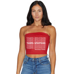 Tampa Spartans Repeat Tube Top