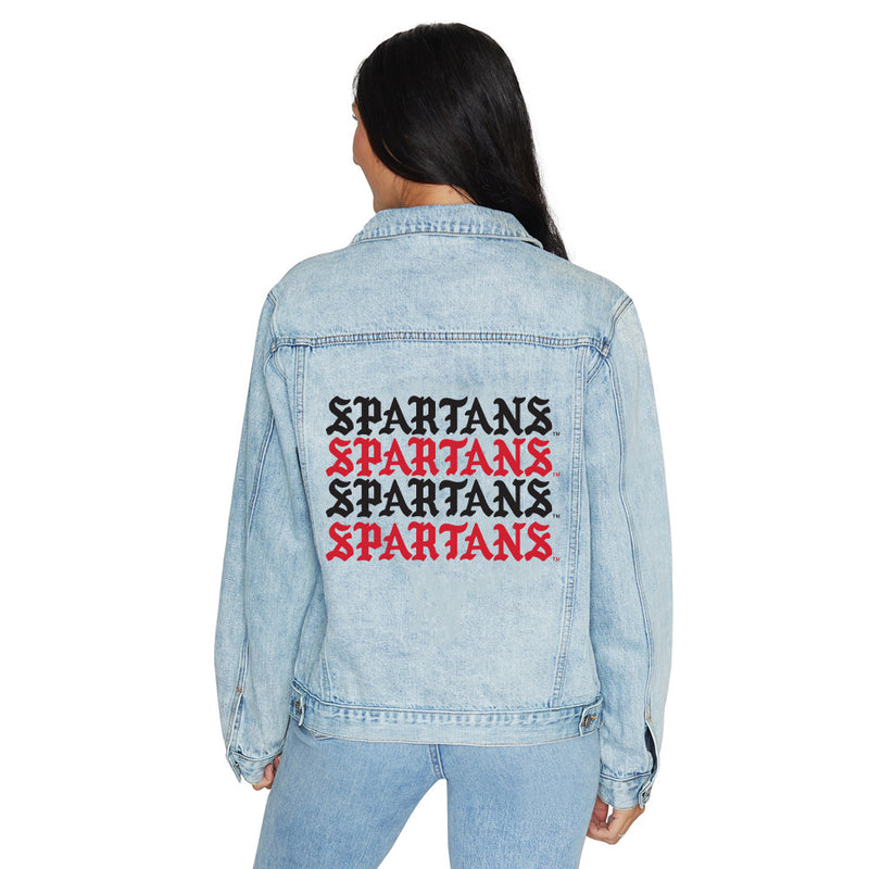 Tampa Spartans Gothic Denim Jacket