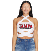 Tampa Spartans White Multi Way Bandeau Top