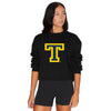 Trinity College Black Cropped Crewneck