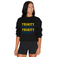 Trinity College Gothic Black Crewneck