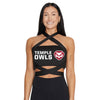 Temple Owls Black Multi Way Bandeau Top