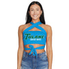 Tulane Light Blue Multi Way Bandeau Top