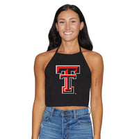 Texas Tech Black Halter Top