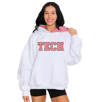 Texas Tech Gingham Hoodie