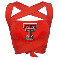 Texas Tech Red Multi Way Bandeau Top