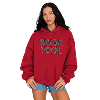 Texas Tech Red Polka Dot Hoodie