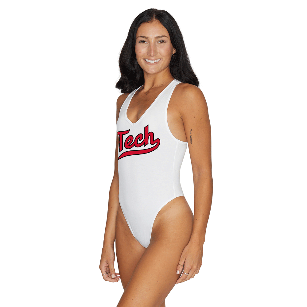Texas Tech White Bodysuit