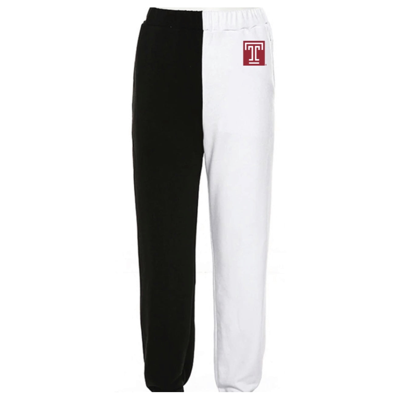 Temple Owls Two Tone Sweatpants