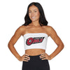 Temple Owls White Bandeau Top