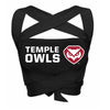 Temple Owls Black Multi Way Bandeau Top