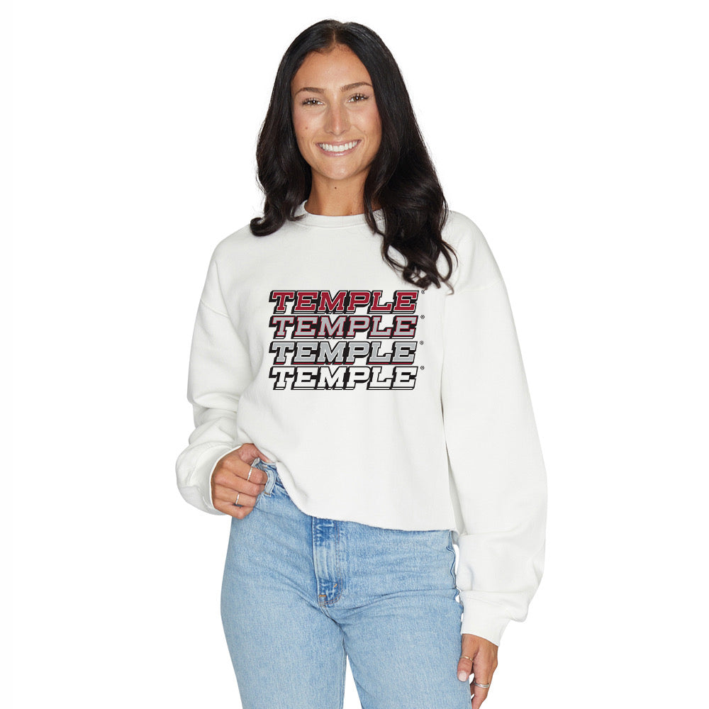 Temple Owls Signature Crewneck