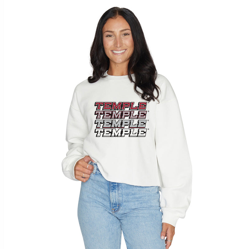 Temple Owls Signature Crewneck