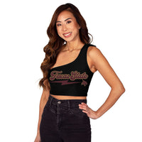 Texas State Lightning One Shoulder Top