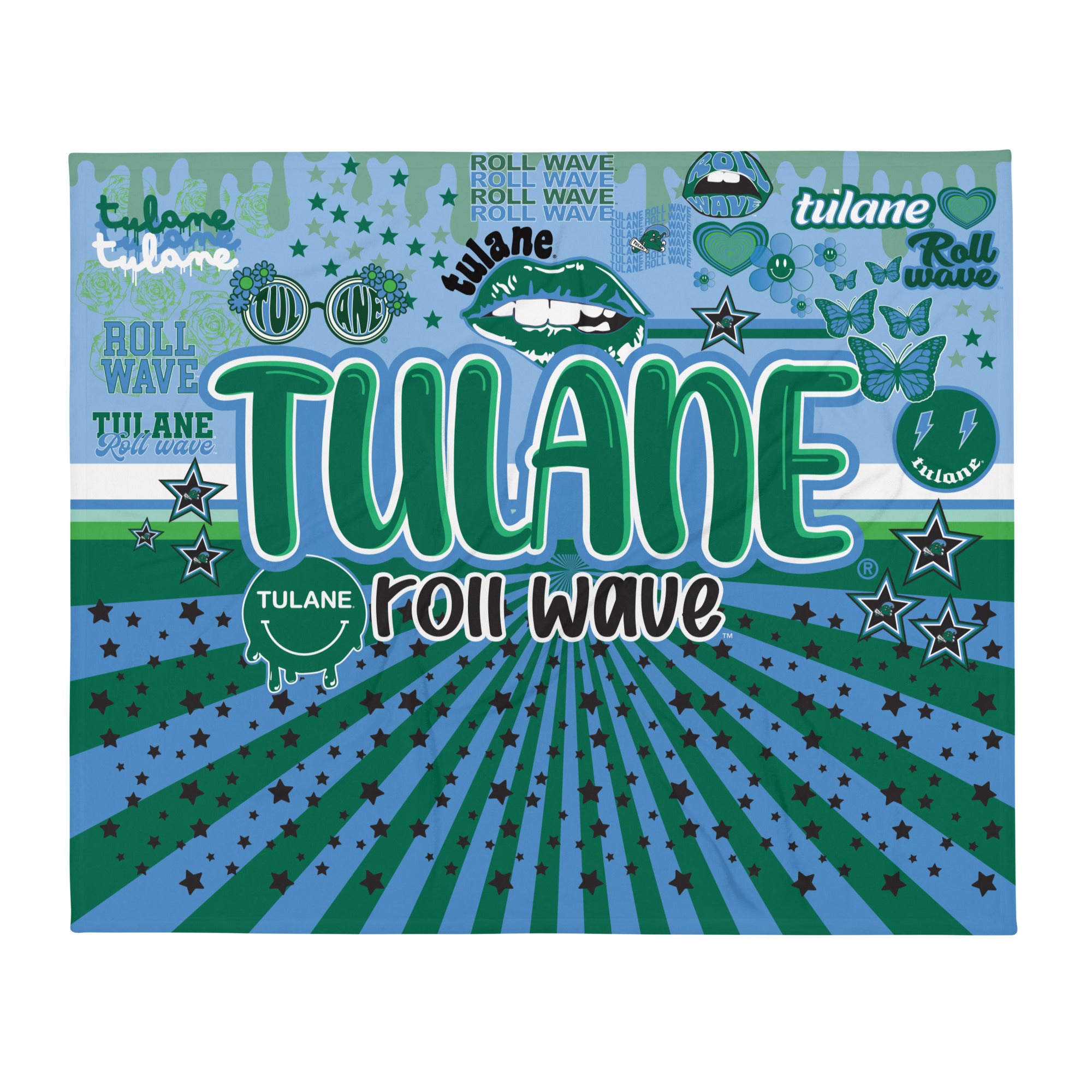 Tulane Plush Blanket
