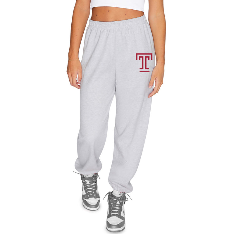 Temple Owls Gray Sweatpants