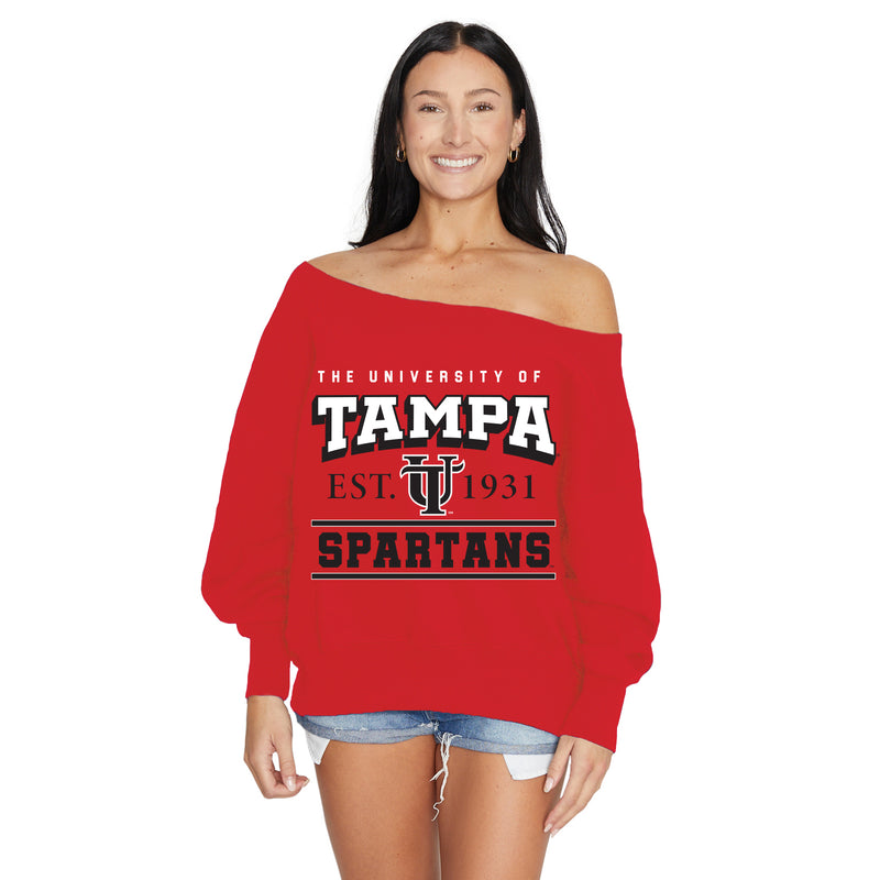 Tampa Spartans Off the Shoulder Sweatshirt