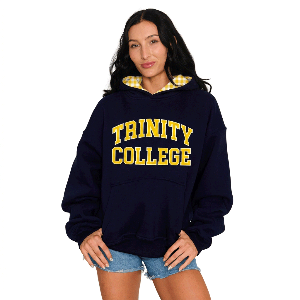 Trinity College Gingham Hoodie