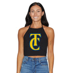 Trinity College Black Halter Top