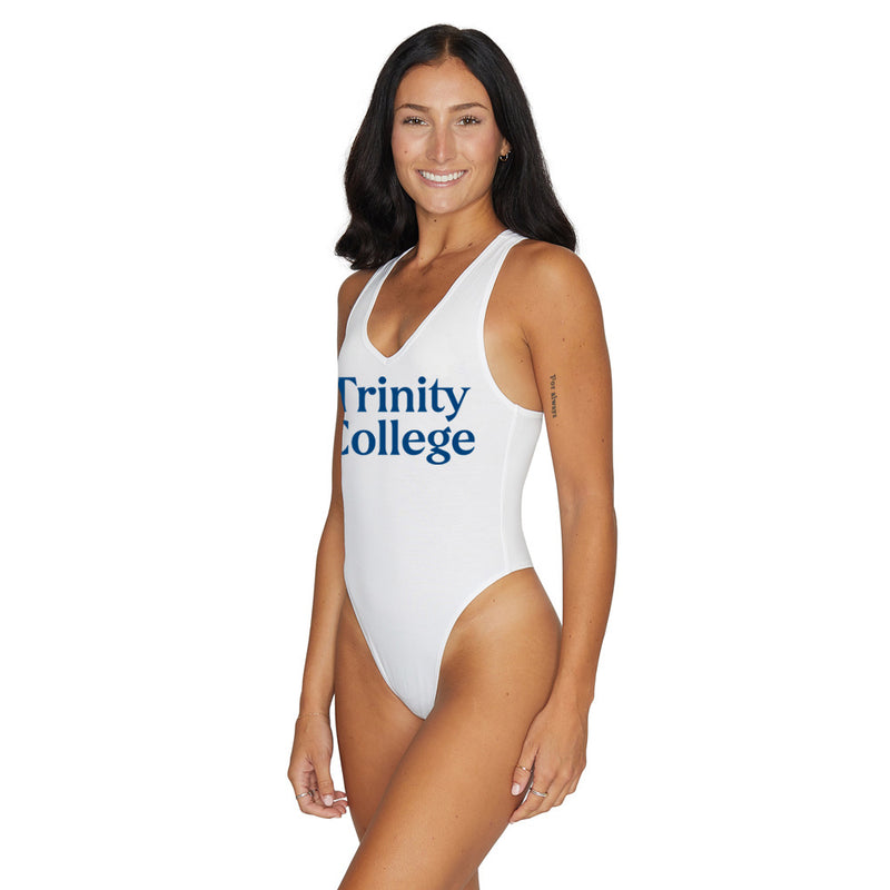 Trinity College White Bodysuit