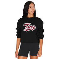 Troy University Black Crewneck