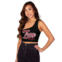 Troy University Lightning One Shoulder Top