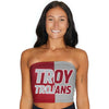 Troy University Two Tone Tube Top