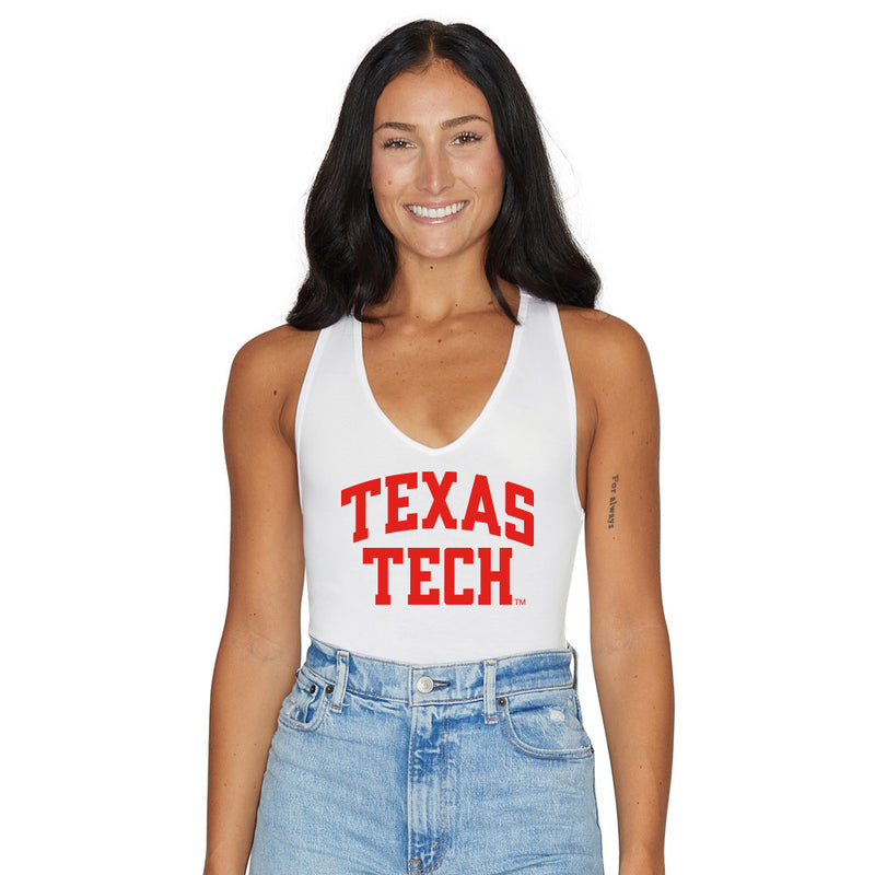 Texas Tech White Bodysuit