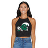 Tulane Black Halter Top