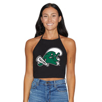 Tulane Black Halter Top