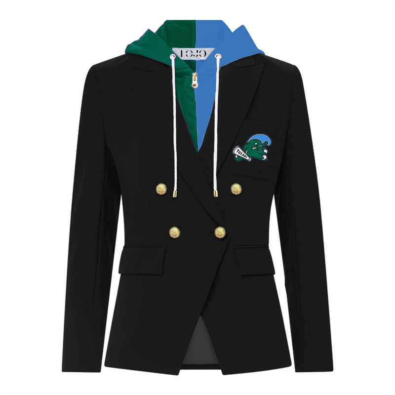 Tulane Hooded Blazer Jacket