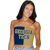 Georgia Tech Two Tone Tube Top