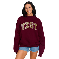 Texas State Mock Neck Sweatshirt