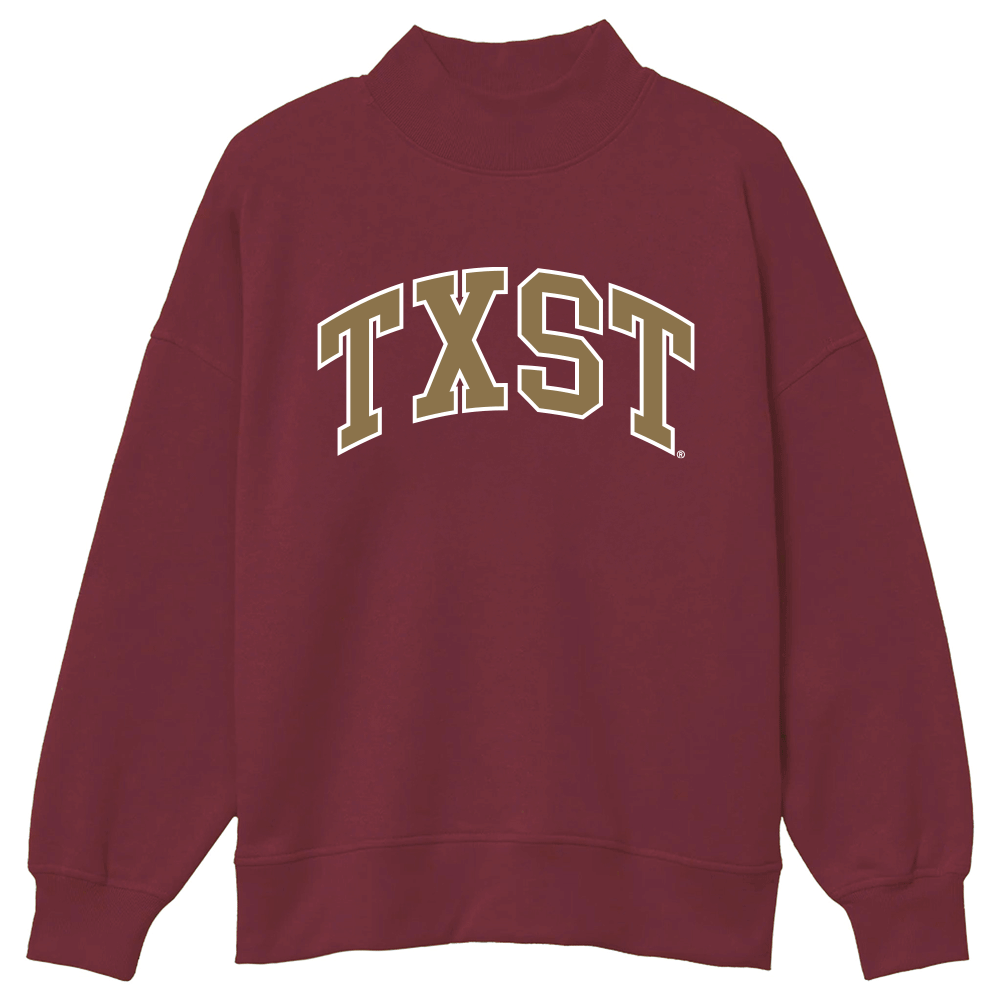 Texas State Mock Neck Sweatshirt