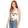 Texas State White One Shoulder Top