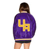 University at Albany Satin Letterman Bomber Jacket