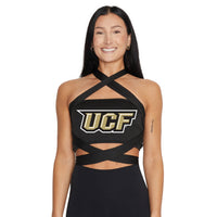 UCF Black Multiway Bandeau Top