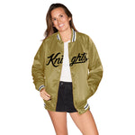 UCF Satin Letterman Bomber Jacket