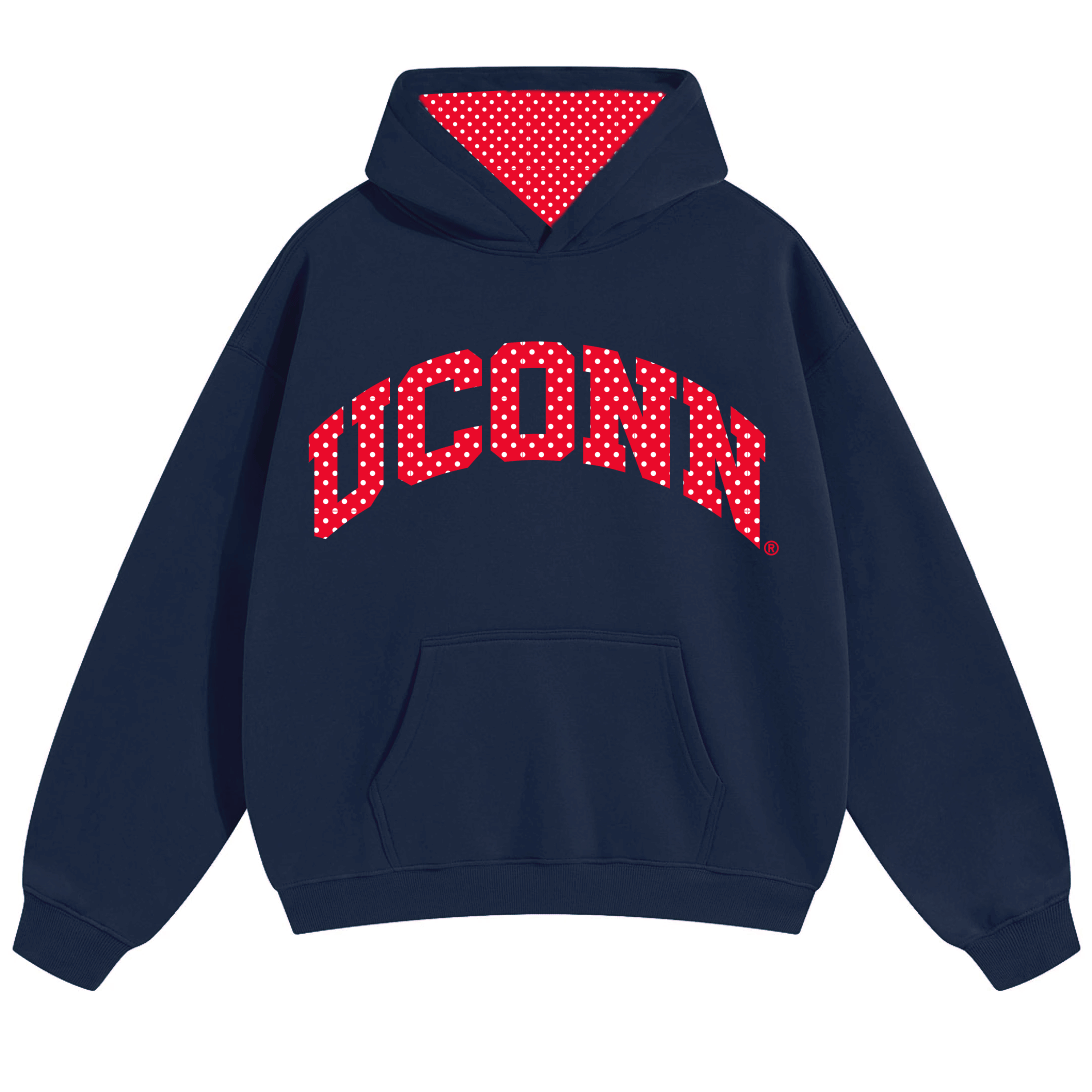 UConn Polka Dot Hoodie