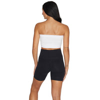 UMass White Bandeau Top