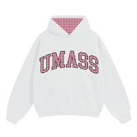 UMass Gingham Hoodie