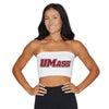 UMass White Bandeau Top