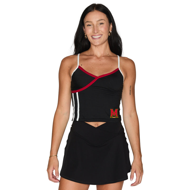 Maryland Terps Contrast Spaghetti Tank